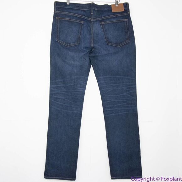 NEW Madewell men's Slim Authentic Flex Jeans in Baxley Wash, 36*32 - Picture 6 of 15